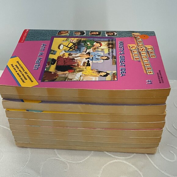 Set Of 9 The Baby-Sitters Club Books #1-9 By Ann M. Martin Vintage Paperback - Picture 7 of 8